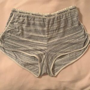 Aerie grey cotton shorts XL